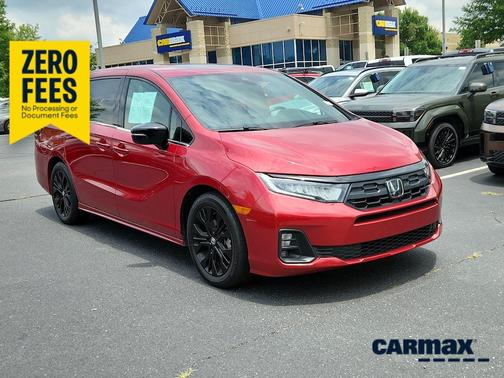 Red 2025 Honda Odyssey Sport-L