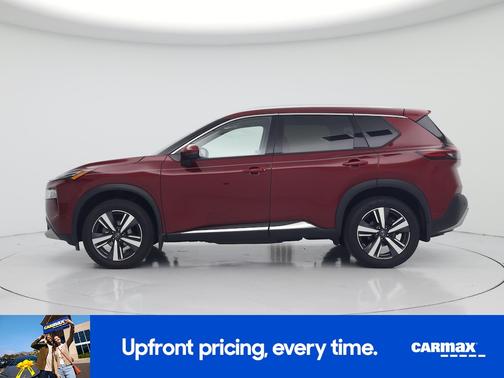 Red 2023 Nissan Rogue Platinum