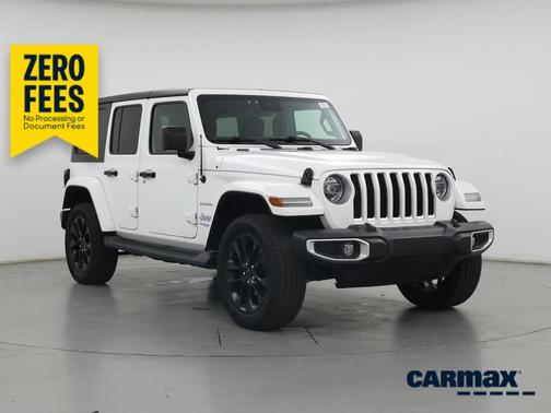 White 2021 Jeep Wrangler Unlimited 4xe Unlimited Sahara