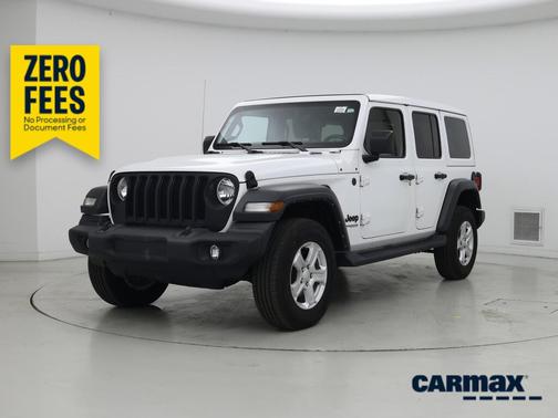 White 2022 Jeep Wrangler Unlimited Sport S