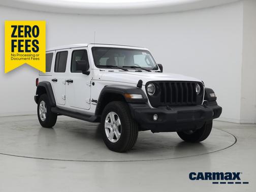 White 2022 Jeep Wrangler Unlimited Sport S