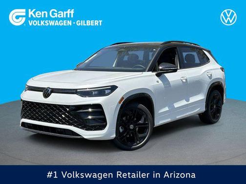 opal white with deep black roof 2026 Volkswagen Tiguan 2.0T SE R-Line Black