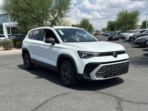 Pure White 2025 Volkswagen Taos 1.5T S