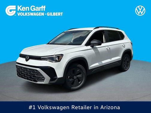 Pure White 2025 Volkswagen Taos 1.5T S