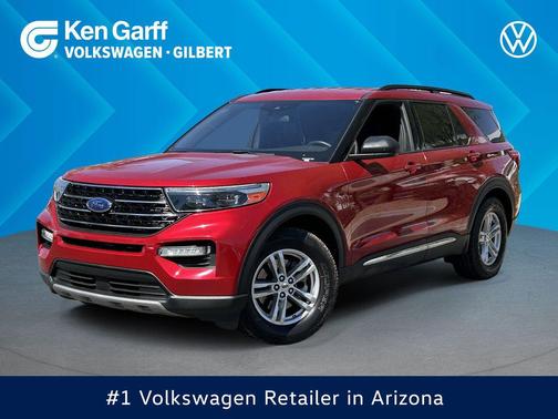 Rapid Red Metallic Tinted Clearcoat 2020 Ford Explorer XLT