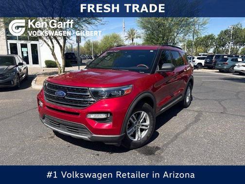 Rapid Red Metallic Tinted Clearcoat 2020 Ford Explorer XLT