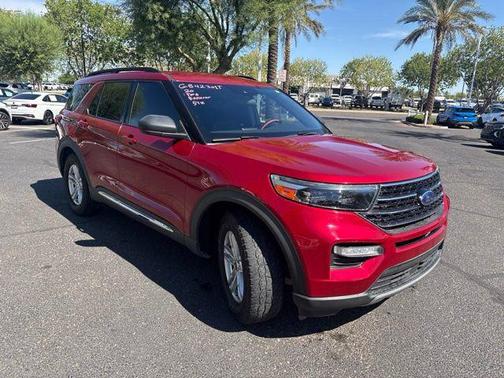 Rapid Red Metallic Tinted Clearcoat 2020 Ford Explorer XLT