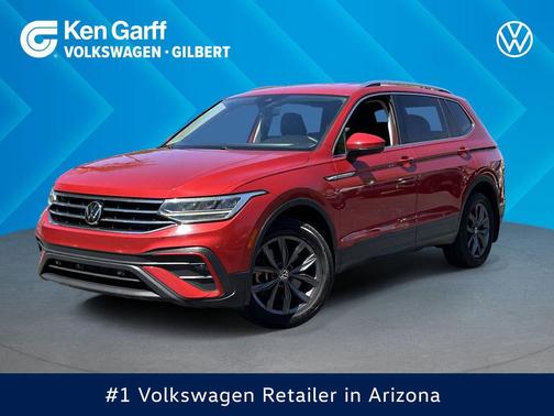 Kings Red Metallic 2022 Volkswagen Tiguan 2.0T SE