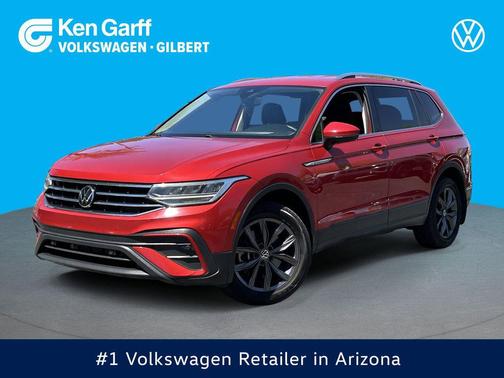 Kings Red Metallic 2022 Volkswagen Tiguan 2.0T SE