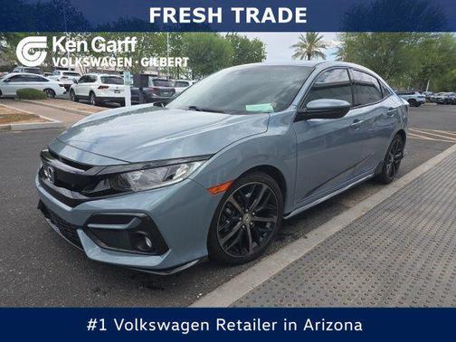 Gray 2021 Honda Civic Sport