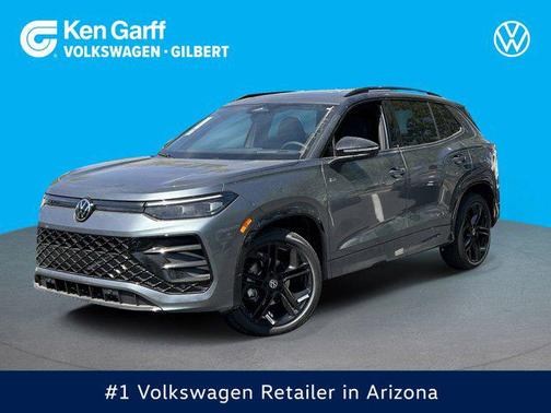 platinum gray metallic 2026 Volkswagen Tiguan 2.0T SE R-Line Black