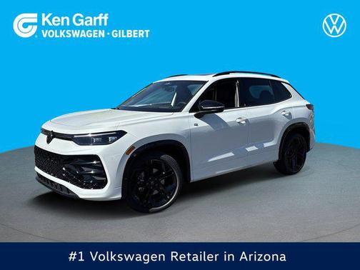 Opal White Pearl 2026 Volkswagen Tiguan 2.0T SE R-Line Black