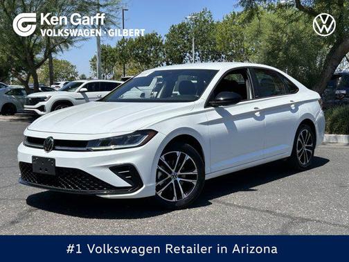 Pure White 2025 Volkswagen Jetta 1.5T Sport