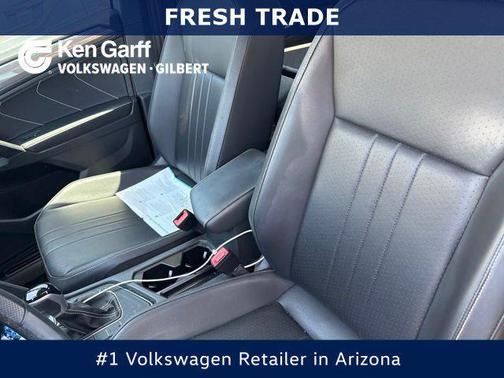 Opal White Pearl 2023 Volkswagen Tiguan 2.0T SE R-Line Black