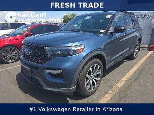 Blue Metallic 2020 Ford Explorer ST