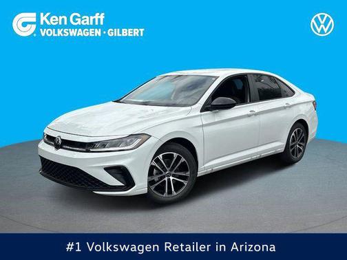 Pure White 2025 Volkswagen Jetta 1.5T Sport