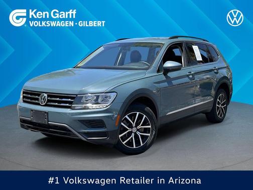 Blue Metallic 2021 Volkswagen Tiguan 2.0T SE