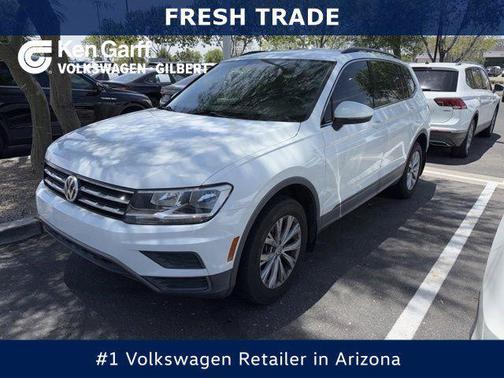 Pure White 2019 Volkswagen Tiguan 2.0T SE