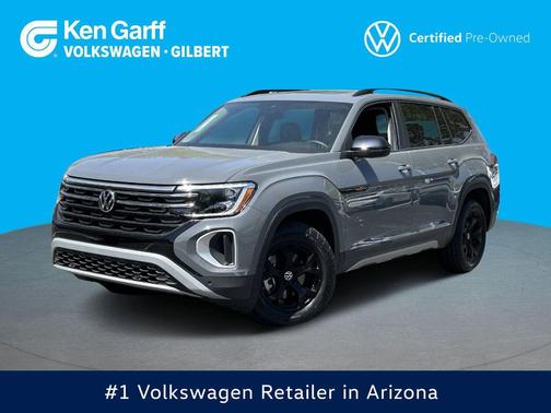 Pure Gray 2025 Volkswagen Atlas 2.0T Peak Edition