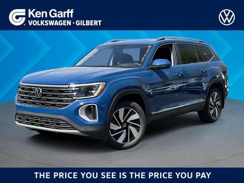 mountain lake blue metallic 2026 Volkswagen Atlas 2.0T SEL
