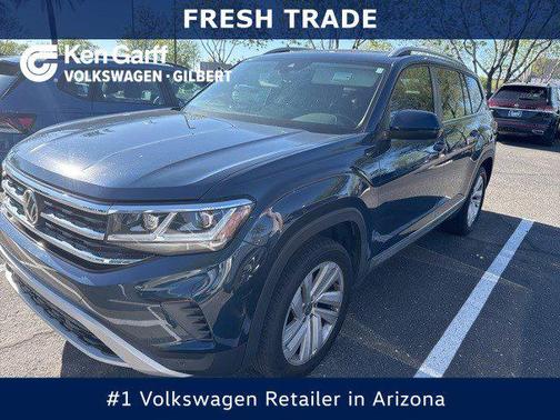 Blue 2021 Volkswagen Atlas 3.6L SEL SUV