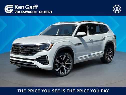 Opal White Pearl 2026 Volkswagen Atlas 2.0T SEL Premium R-Line 4MOTION