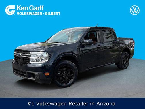 Alto Blue Tinted Clearcoat Metallic 2022 Ford Maverick Lariat