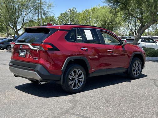 Ruby Flare Pearl 2024 Toyota RAV4 Hybrid Limited