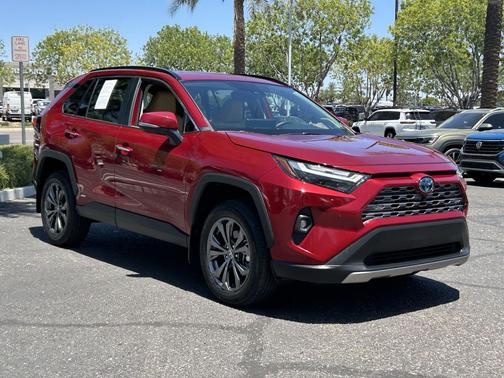 Ruby Flare Pearl 2024 Toyota RAV4 Hybrid Limited