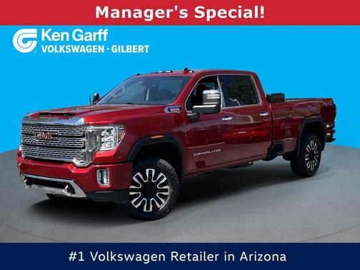 Cayenne Red Tintcoat 2021 GMC Sierra 3500 Denali