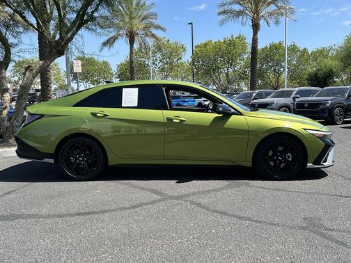 Exotic Green 2024 Hyundai ELANTRA N Line