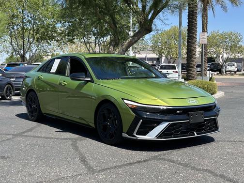Exotic Green 2024 Hyundai ELANTRA N Line