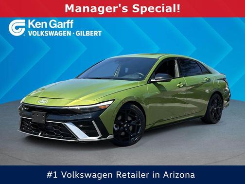 Exotic Green 2024 Hyundai ELANTRA N Line