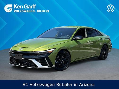 Exotic Green 2024 Hyundai ELANTRA N Line