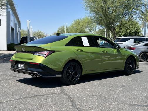 Exotic Green 2024 Hyundai ELANTRA N Line