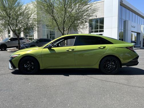 Exotic Green 2024 Hyundai ELANTRA N Line