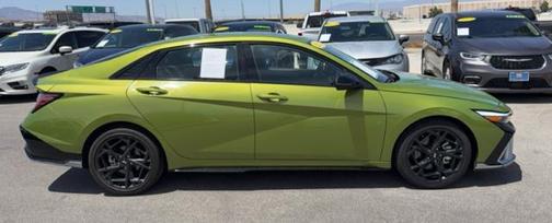 Exotic Green 2024 Hyundai ELANTRA N Line