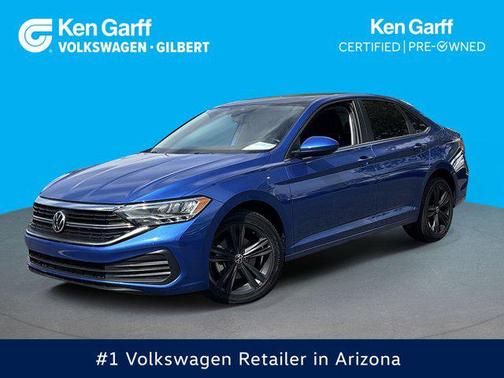 Rising Blue Metallic 2022 Volkswagen Jetta 1.5T SE