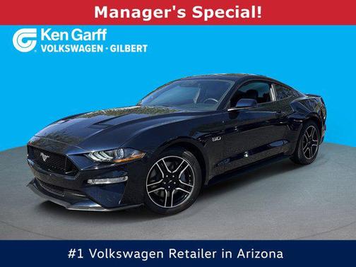 Antimatter Blue Metallic 2021 Ford Mustang GT Premium