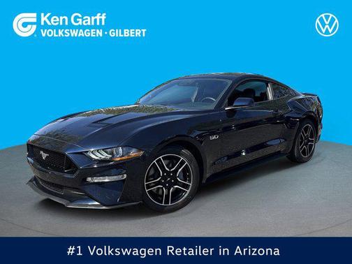 Antimatter Blue Metallic 2021 Ford Mustang GT Premium
