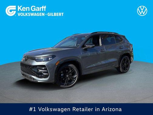 Platinum Gray Metallic 2026 Volkswagen Tiguan 2.0T SE R-Line Black