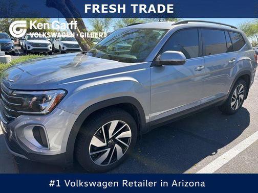 Silver Mist Metallic 2024 Volkswagen Atlas 2.0T SE w/Technology