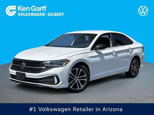 Pure White 2024 Volkswagen Jetta 1.5T Sport