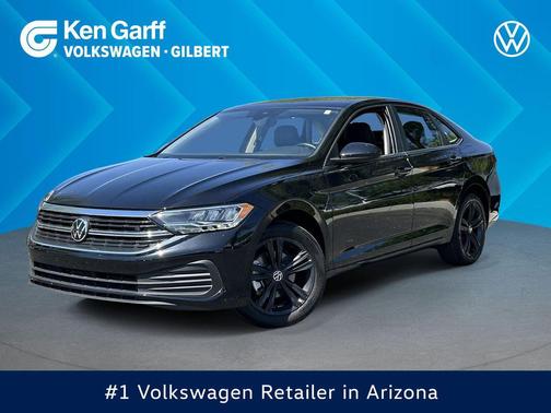 Deep Black 2024 Volkswagen Jetta 1.5T SE