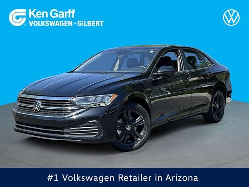 Deep Black 2024 Volkswagen Jetta 1.5T SE