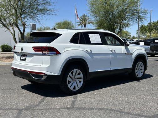Pure White 2021 Volkswagen Atlas Cross Sport 2.0T SE w/Technology