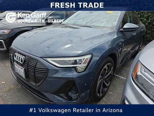 Plasma Blue Metallic 2022 Audi e-tron Sportback S line Premium Plus