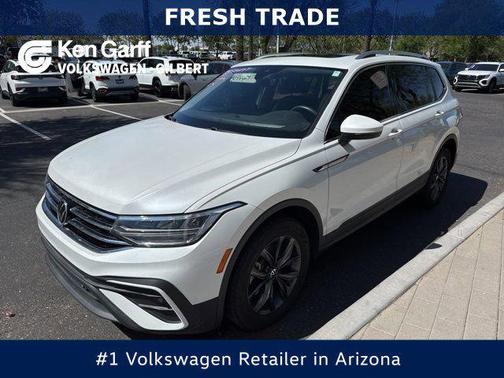 Opal White 2023 Volkswagen Tiguan 2.0T SE