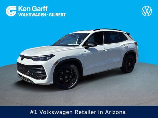 Opal White Pearl 2026 Volkswagen Tiguan 2.0T SE R-Line Black