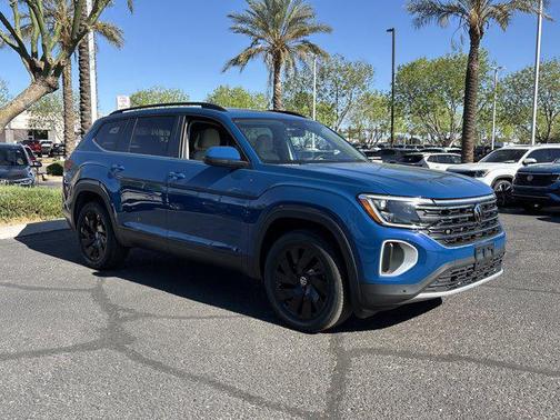 mountain lake blue metallic 2026 Volkswagen Atlas 2.0T SE w/Technology